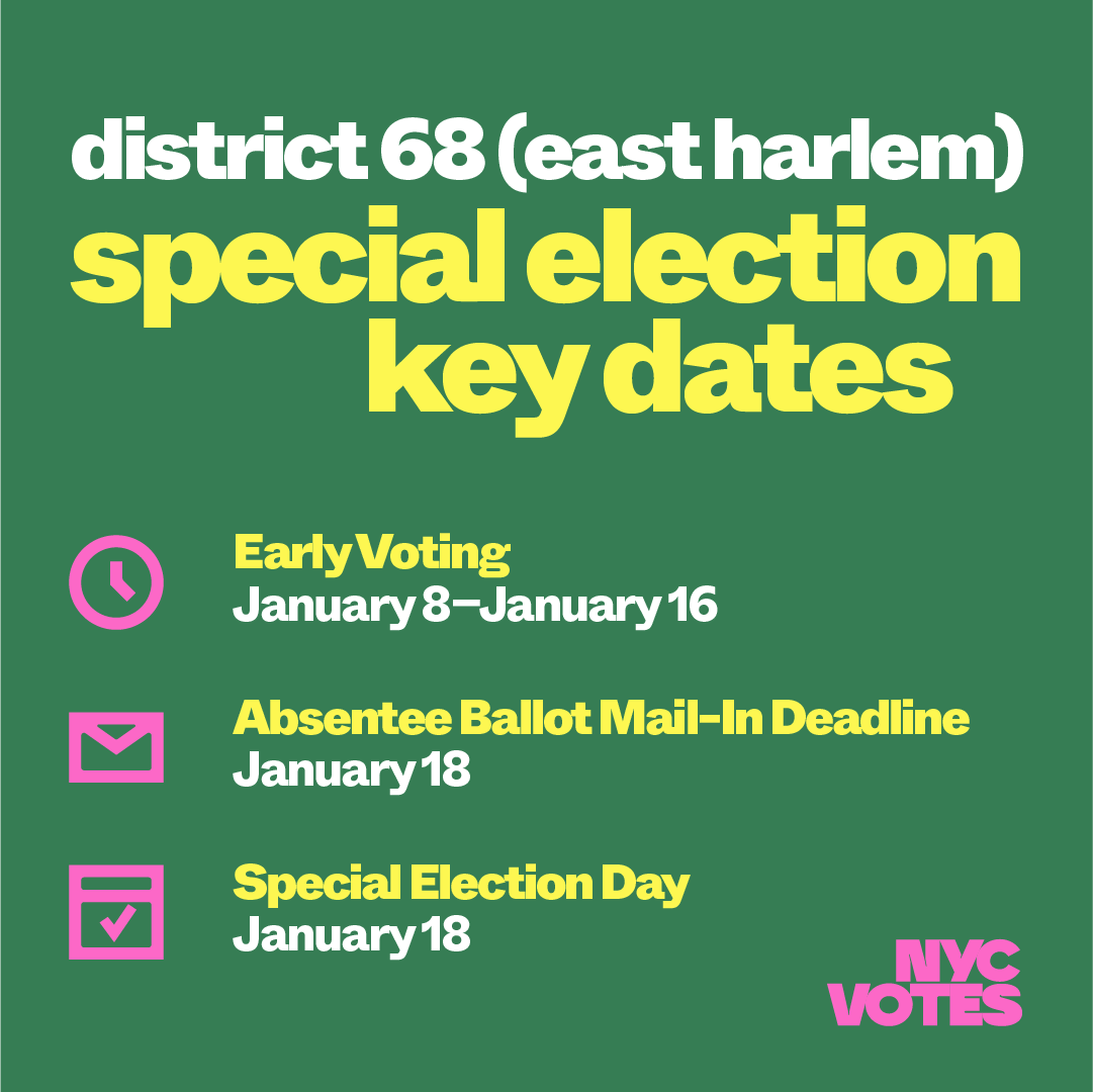 Special Election key dates